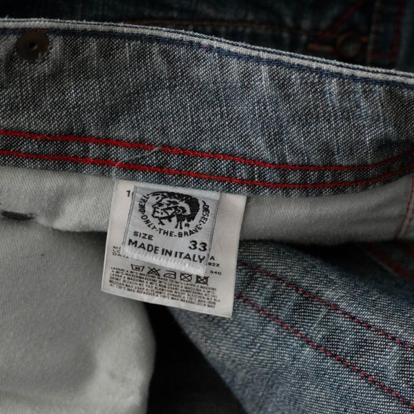 Diesel Industry Mens Yokees Medium Wash Size 33 - Picture 9 of 11